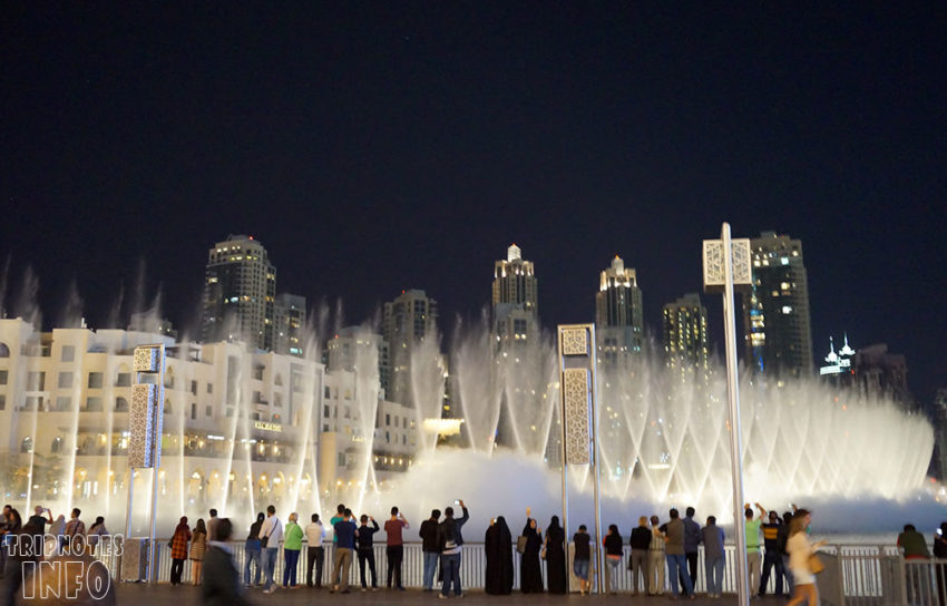 фонтан дубаи
