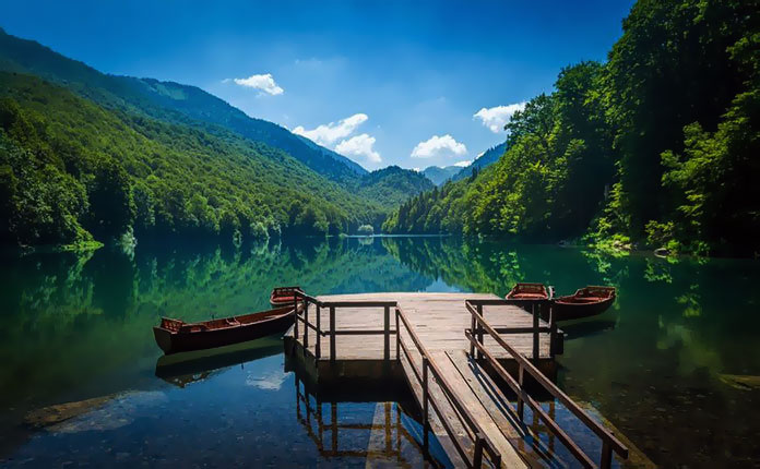 Биоградским озерам