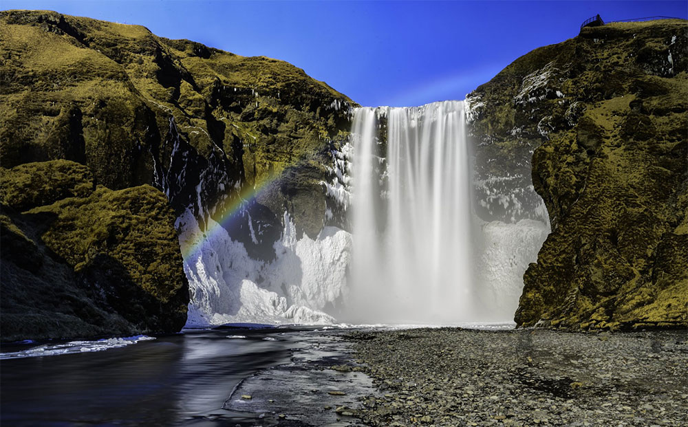 водопады исландии