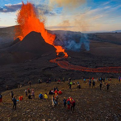 вулкан исландии